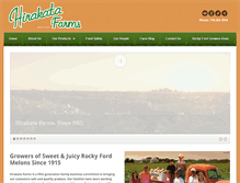 Tablet Screenshot of hirakatafarms.com